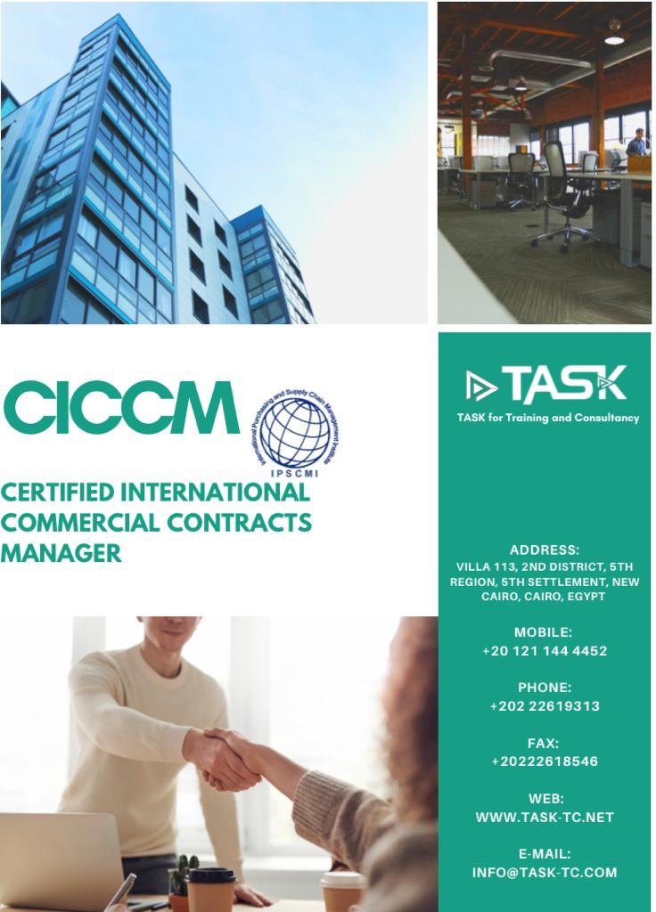 CICCM Certified International Commercial Contracts Manager